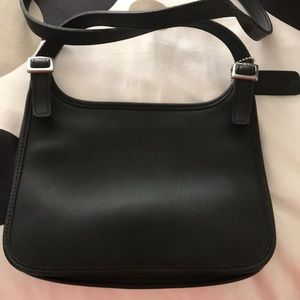Coach leather crossbody in black
